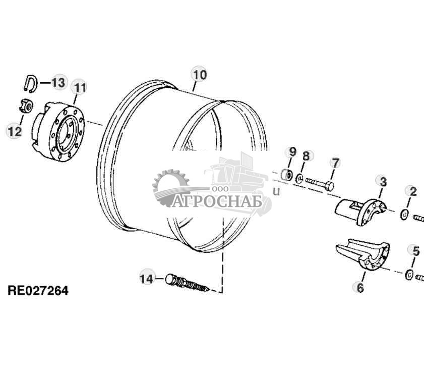 STEEL DISK WHEELS (DUAL) (110 MM AXLES) 